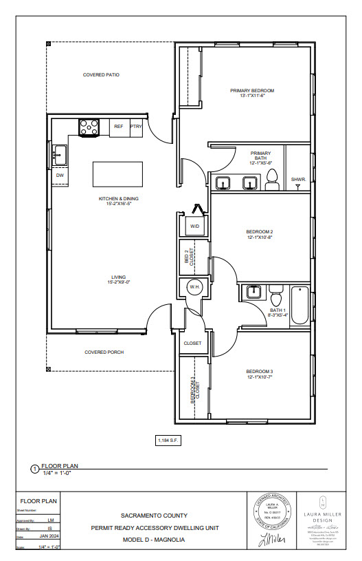 Model D Magnolia Floor Plan