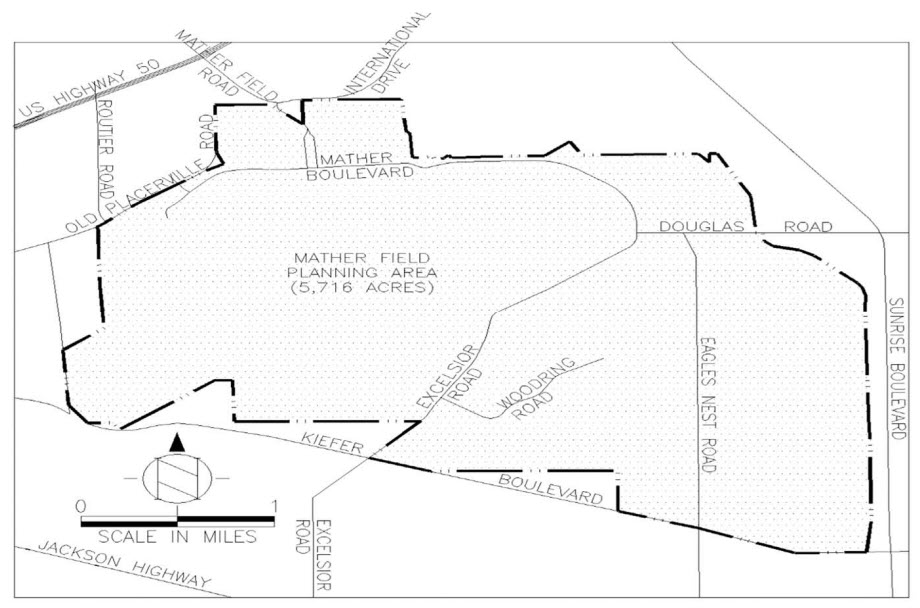 Mather Field Public Facilities Financing Plan Area Map