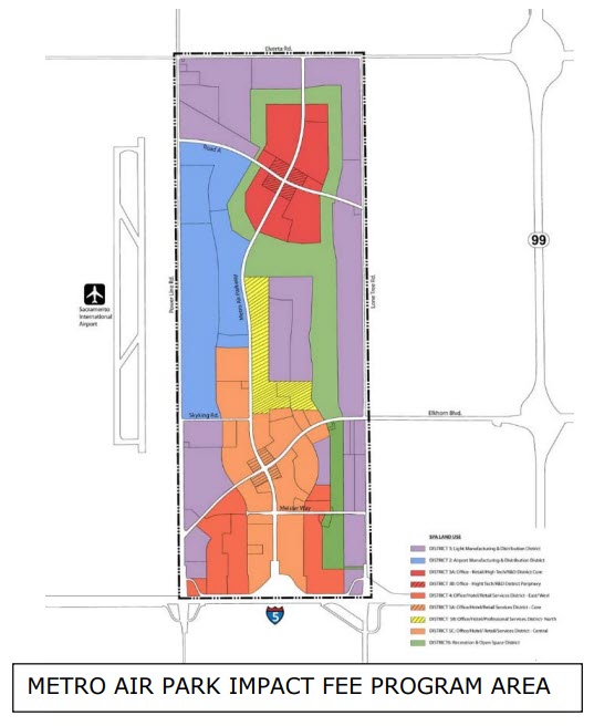 Metro Air Park Impact Fee Program Area Map