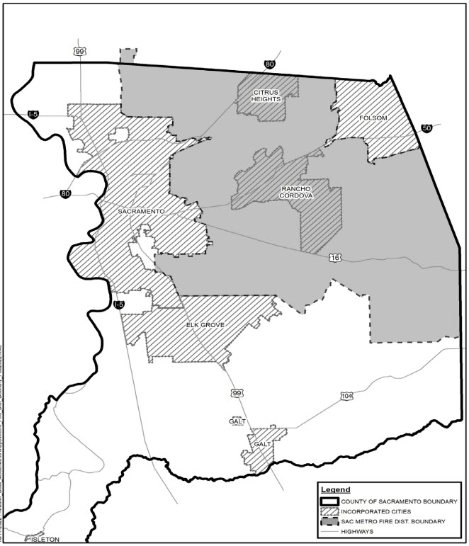 SMFD Facilities Development Impact Fee Program Area Map