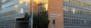 Exterior shot of a Sacramento County building downtown